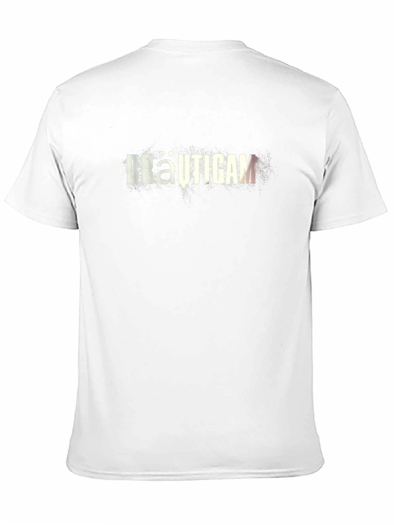 Camiseta Negra Bräutigam para Hombre - Estilo Casual