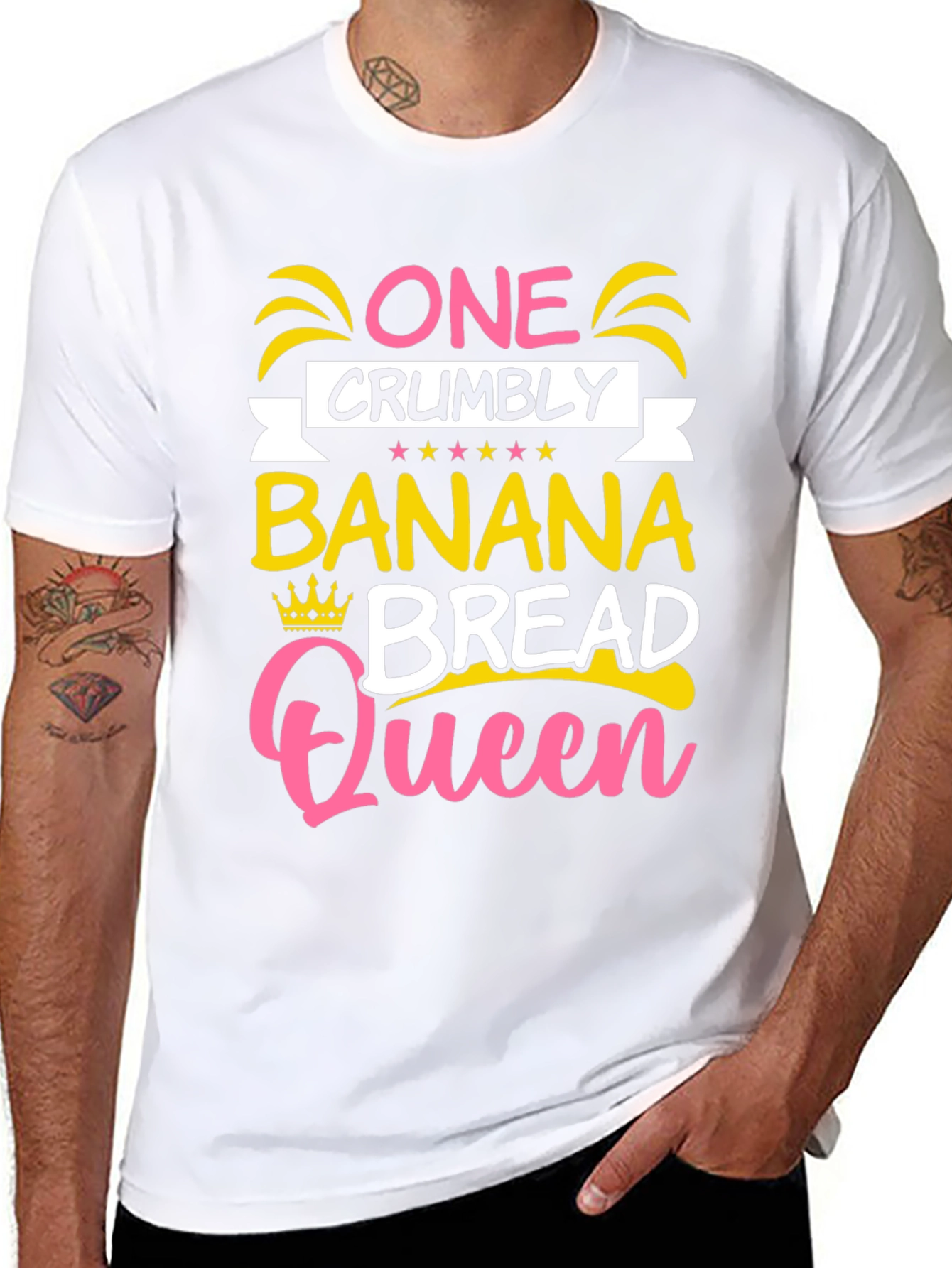 Camiseta Negra Banana Bread Queen