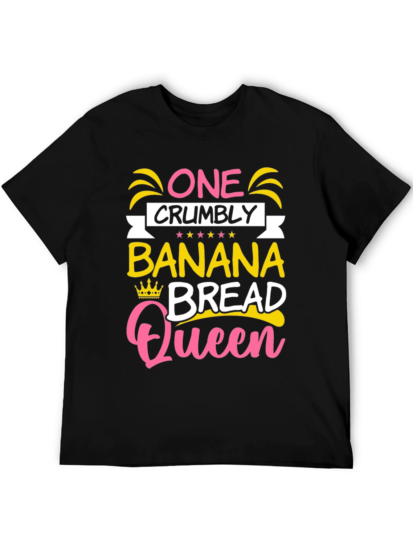 Camiseta Negra Banana Bread Queen