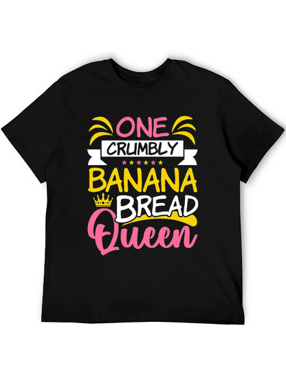 Camiseta Negra Banana Bread Queen
