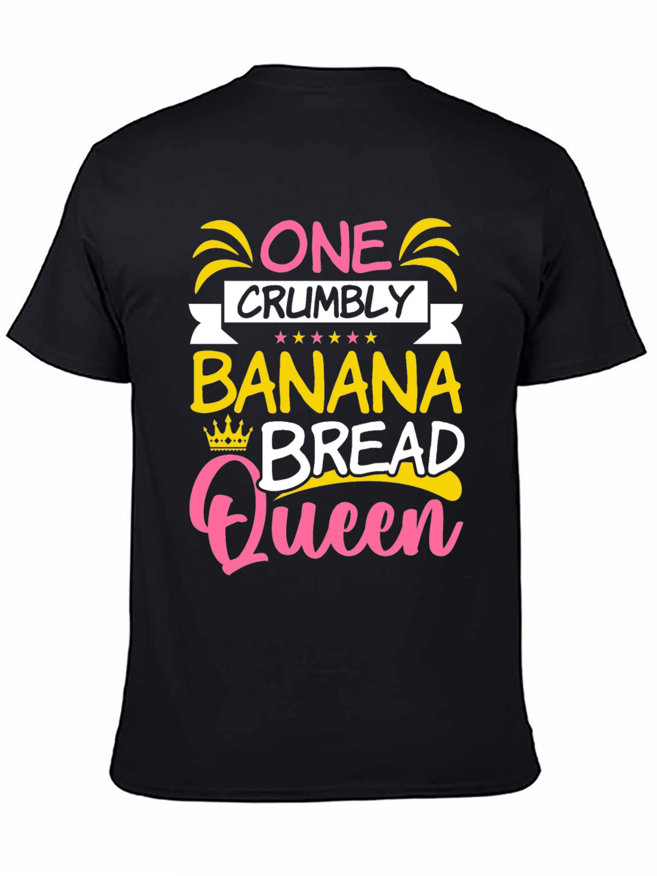 Camiseta Negra Banana Bread Queen