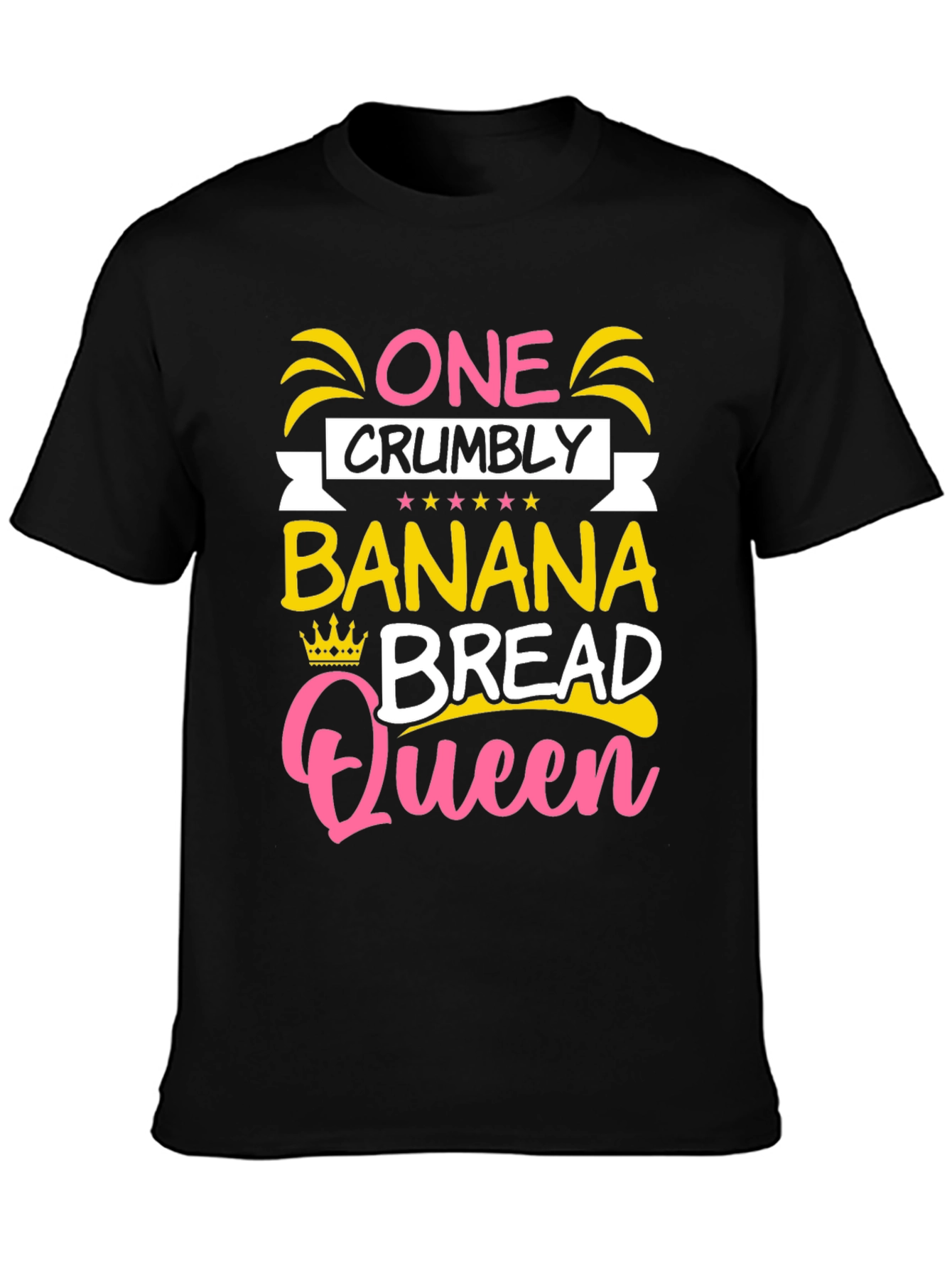 Camiseta Negra Banana Bread Queen