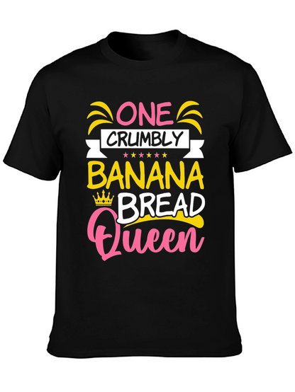 Camiseta Negra Banana Bread Queen