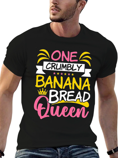 Camiseta Negra Banana Bread Queen