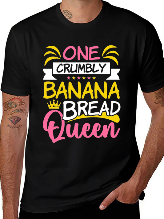 Camiseta Negra Banana Bread Queen