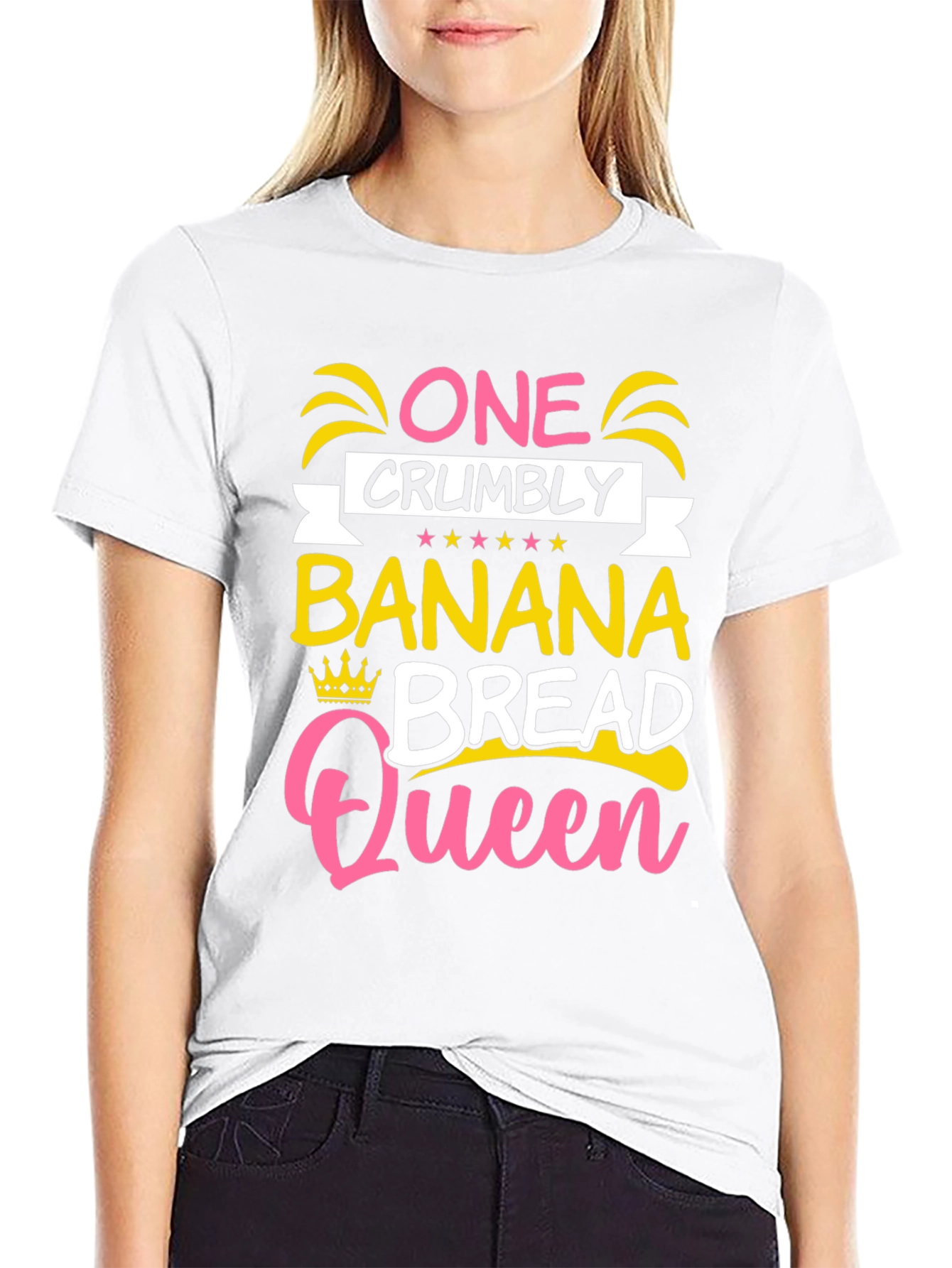 Camiseta Negra Banana Bread Queen