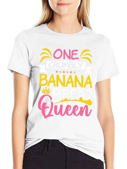 Camiseta Negra Banana Bread Queen