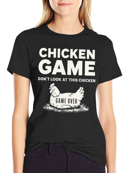 Camiseta Humorística Chicken Game