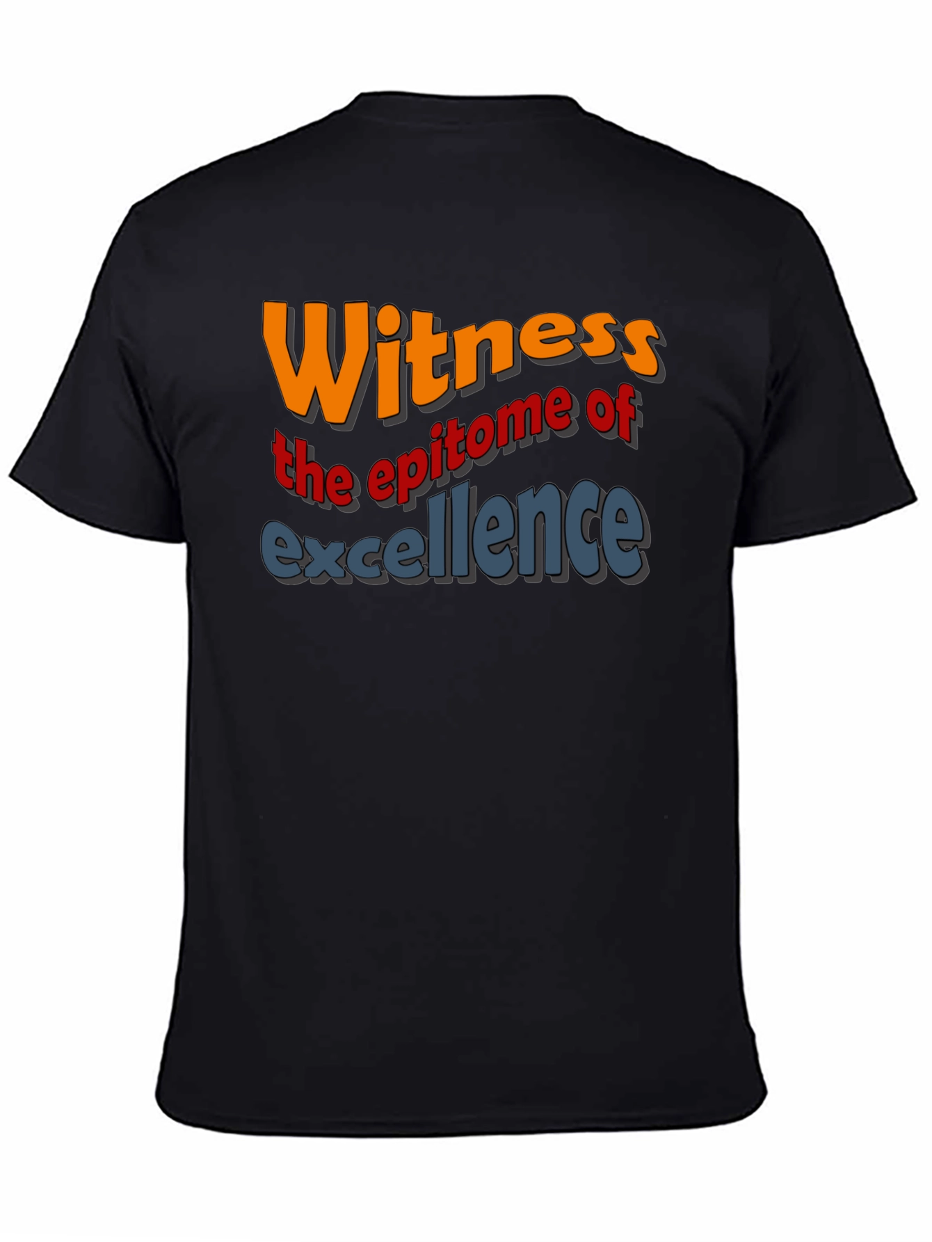 Camiseta Negra: Witness the Epitome of Excellence