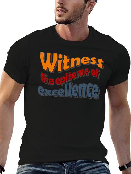 Camiseta Negra: Witness the Epitome of Excellence