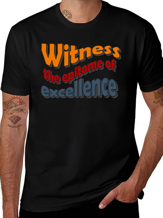 Camiseta Negra: Witness the Epitome of Excellence