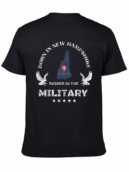 Camiseta Negra Nacido en New Hampshire