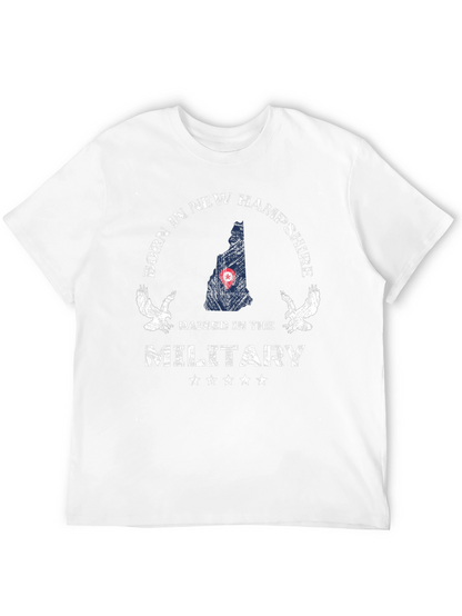 Camiseta Negra Nacido en New Hampshire
