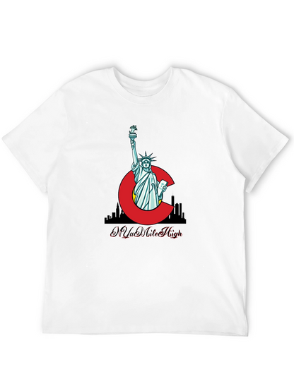 Camiseta Negra N Ya Mile High Estatua Libertad