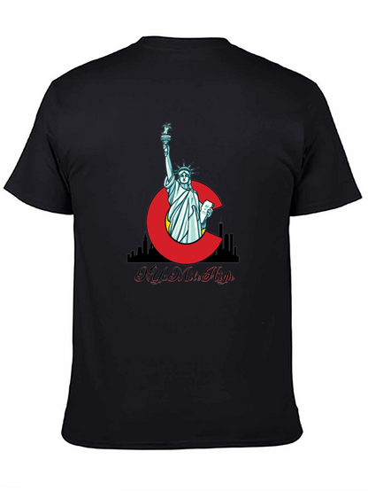 Camiseta Negra N Ya Mile High Estatua Libertad