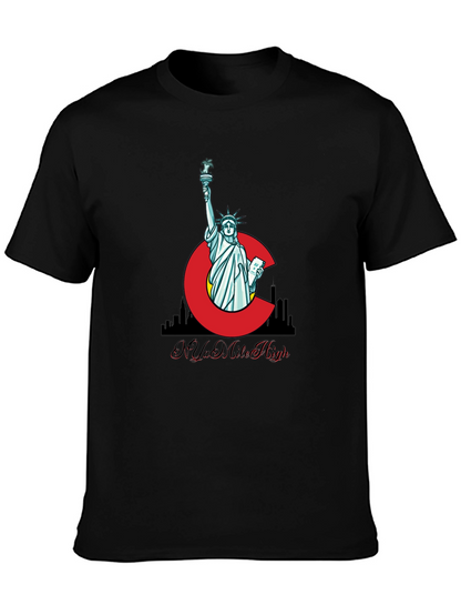 Camiseta Negra N Ya Mile High Estatua Libertad