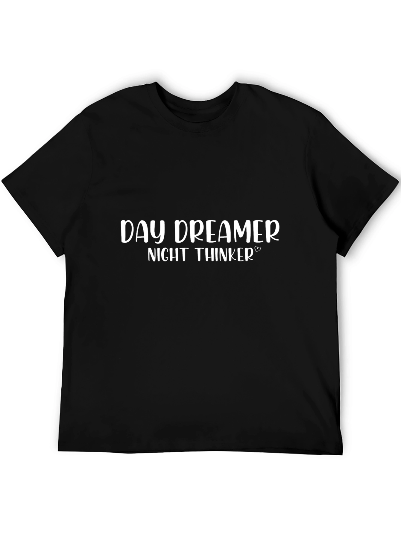 Camiseta Negra: Day Dreamer Night Thinker