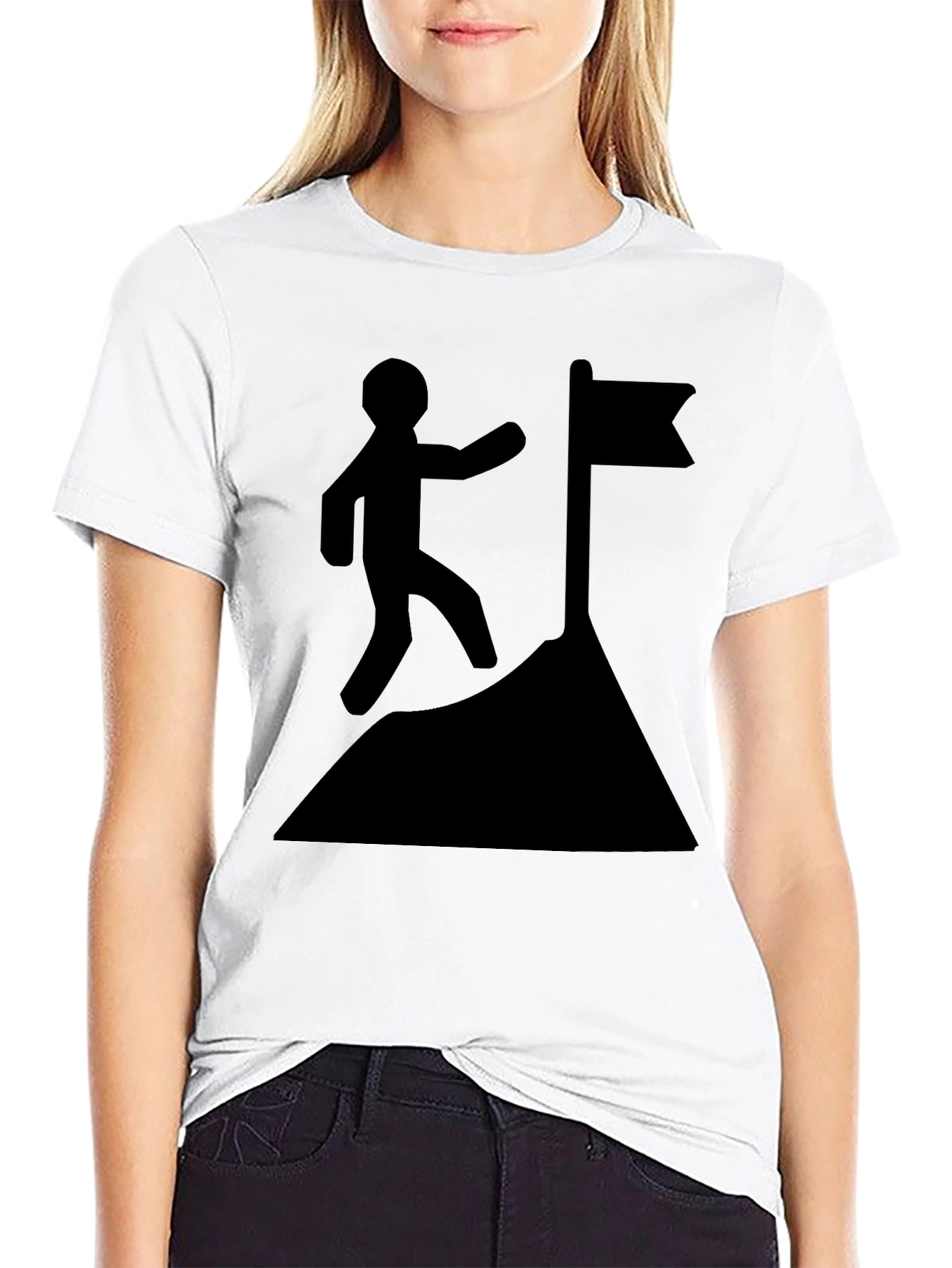 Camiseta Negra: Alcanza tu Meta con Estilo
