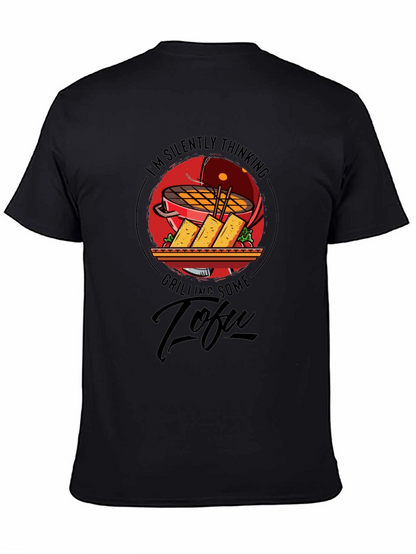 Camiseta Negra: Pensando en Tofu a la Parrilla