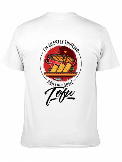Camiseta Negra: Pensando en Tofu a la Parrilla