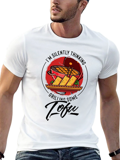 Camiseta Negra: Pensando en Tofu a la Parrilla