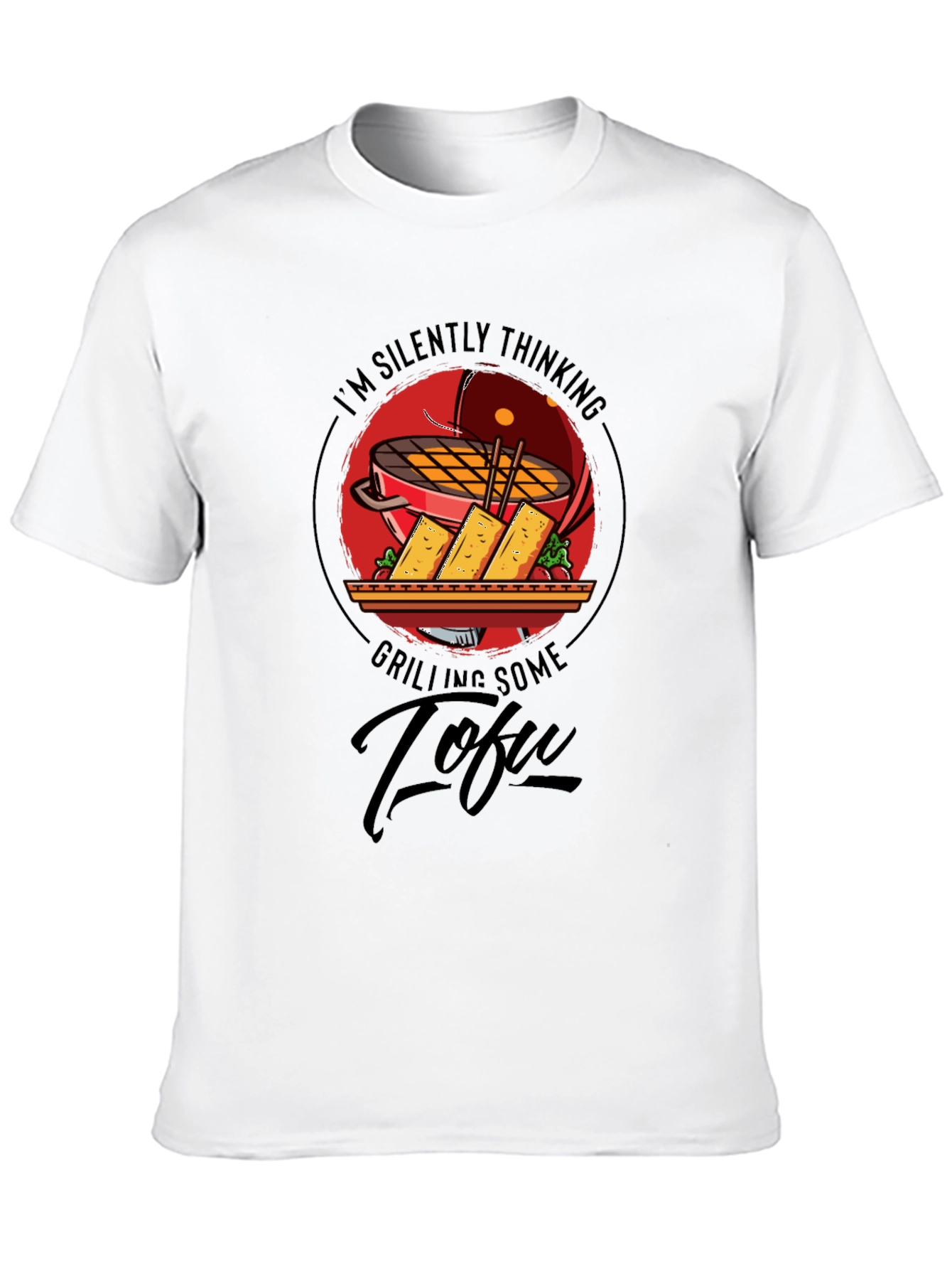 Camiseta Negra: Pensando en Tofu a la Parrilla