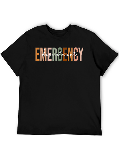 Camiseta Unisex Emergency Department - Estilo Casual