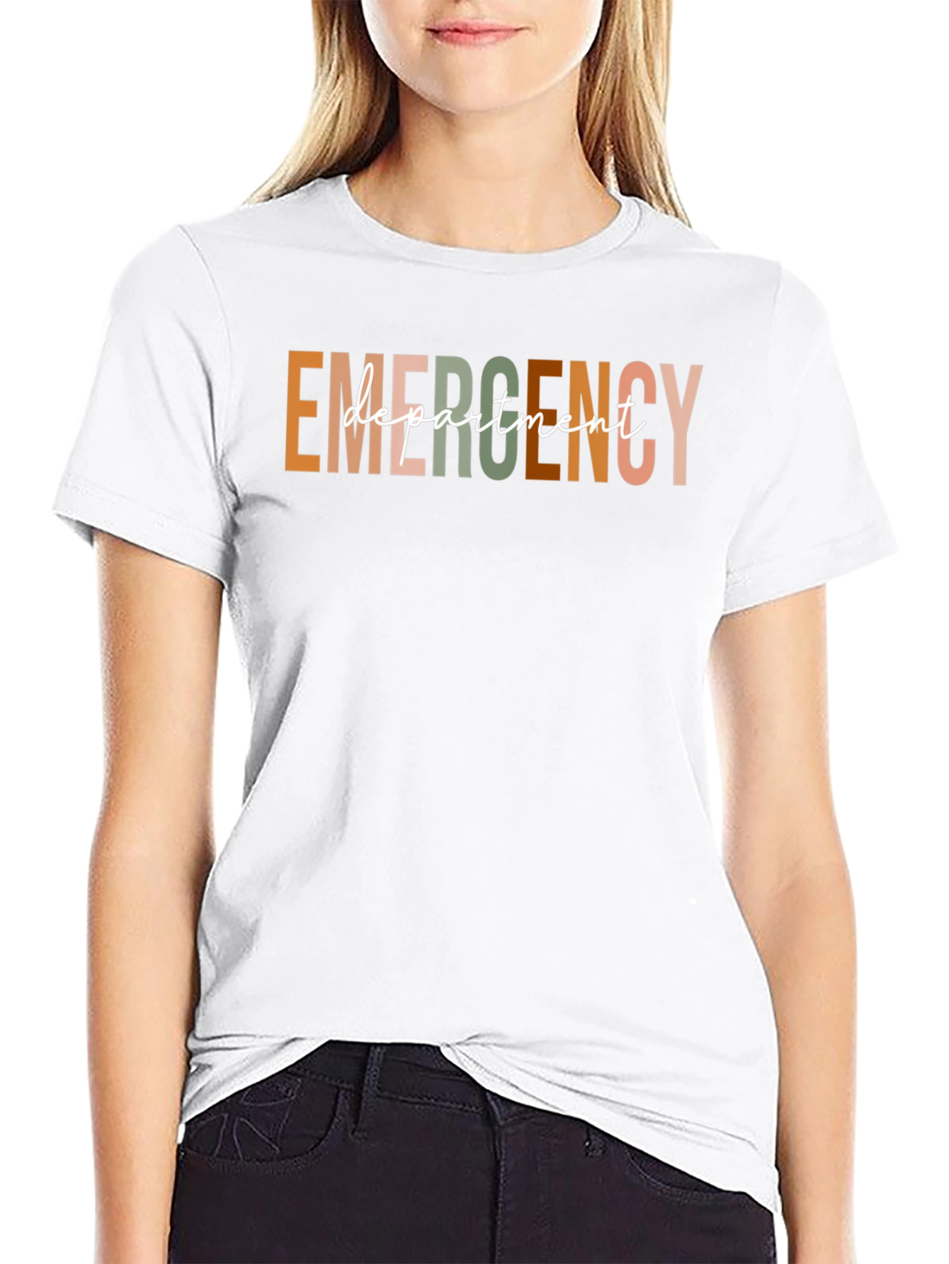 Camiseta Unisex Emergency Department - Estilo Casual
