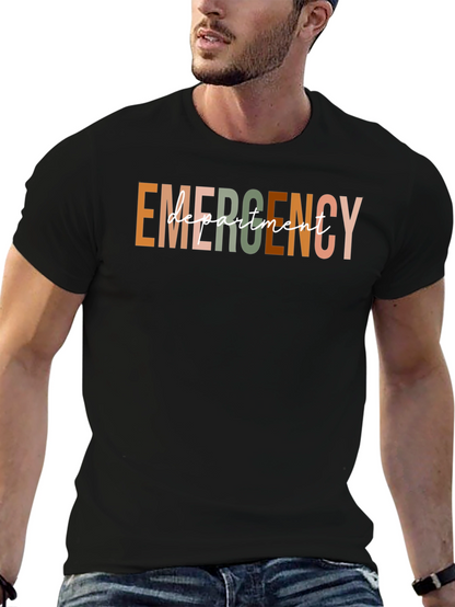 Camiseta Unisex Emergency Department - Estilo Casual