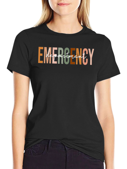 Camiseta Unisex Emergency Department - Estilo Casual