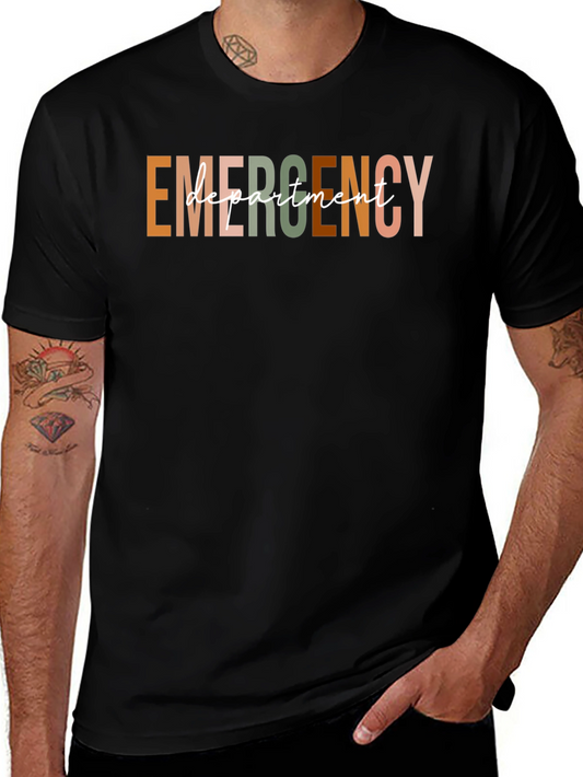 Camiseta Unisex Emergency Department - Estilo Casual