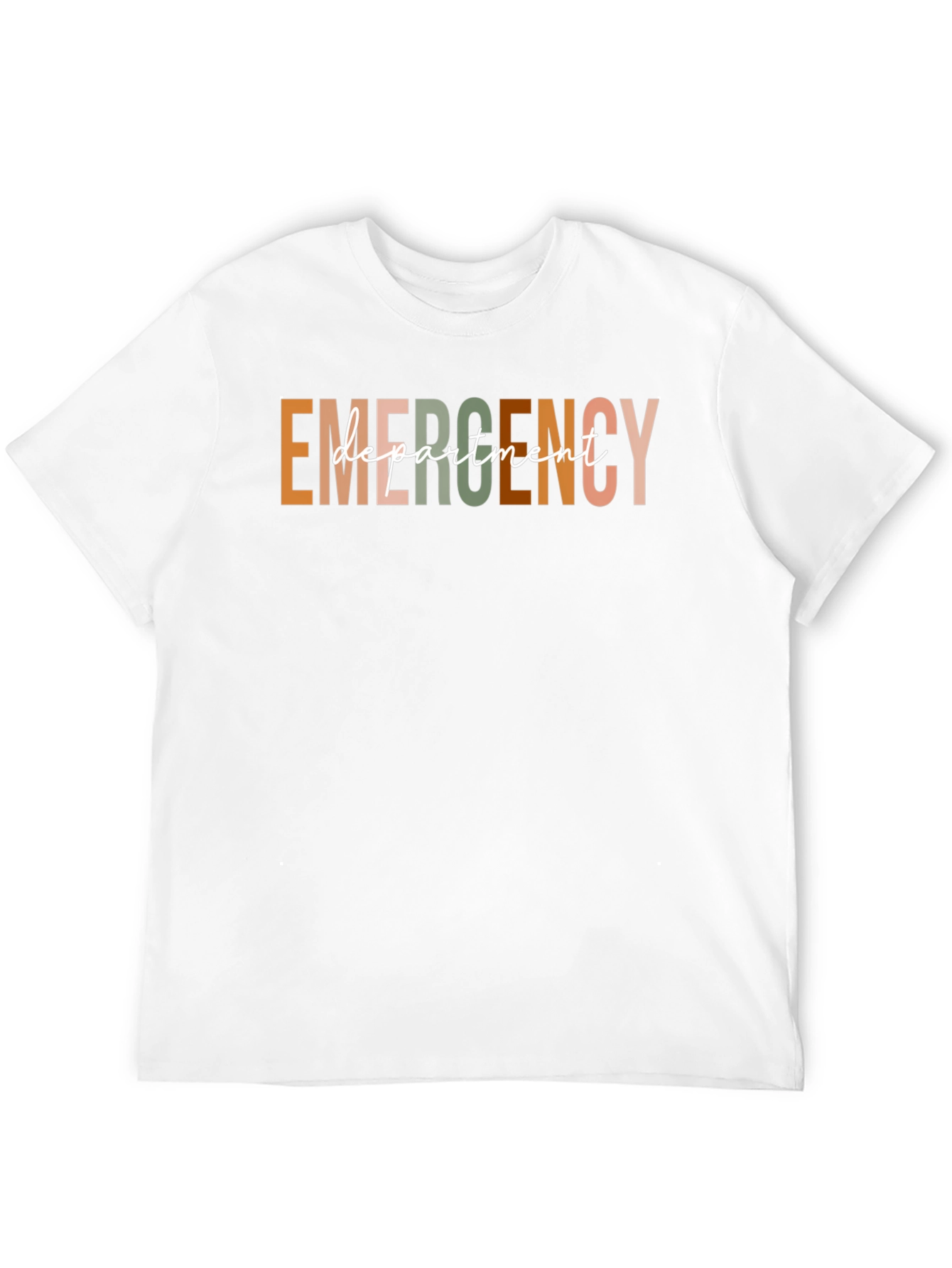 Camiseta Unisex Emergency Department - Estilo Casual
