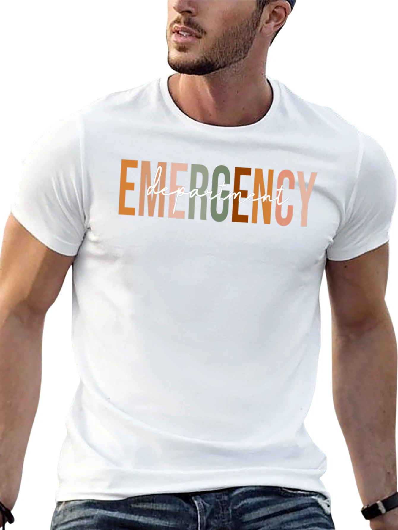 Camiseta Unisex Emergency Department - Estilo Casual