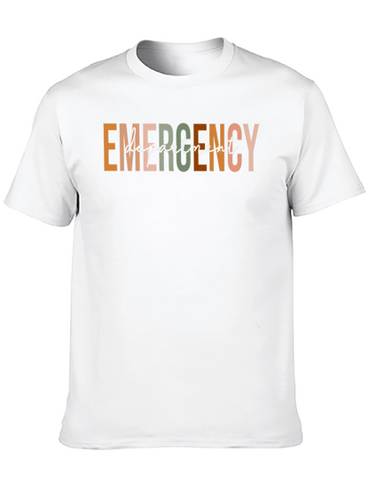 Camiseta Unisex Emergency Department - Estilo Casual