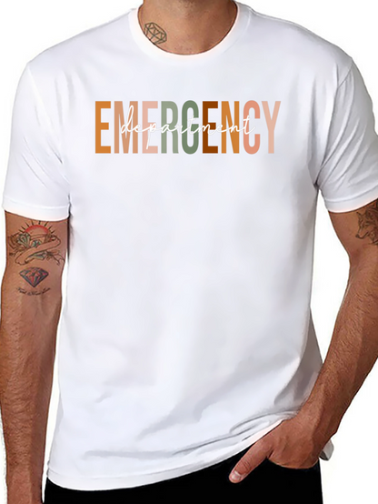 Camiseta Unisex Emergency Department - Estilo Casual