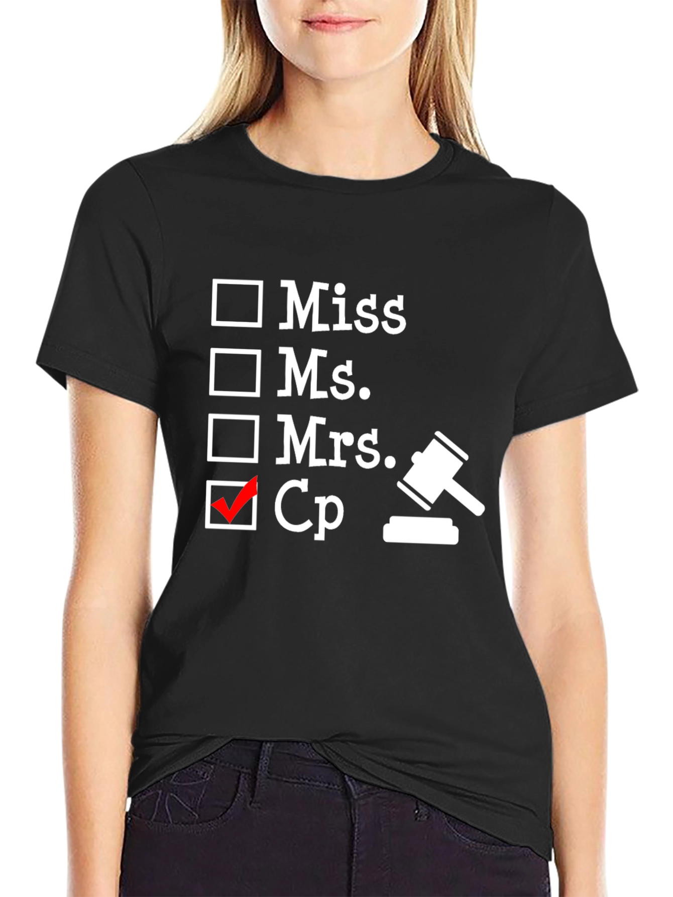 Camiseta Negra Humor Abogado CP