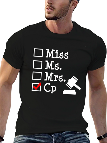 Camiseta Negra Humor Abogado CP