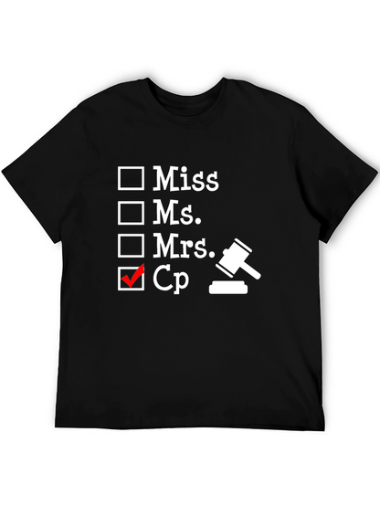 Camiseta Negra Humor Abogado CP