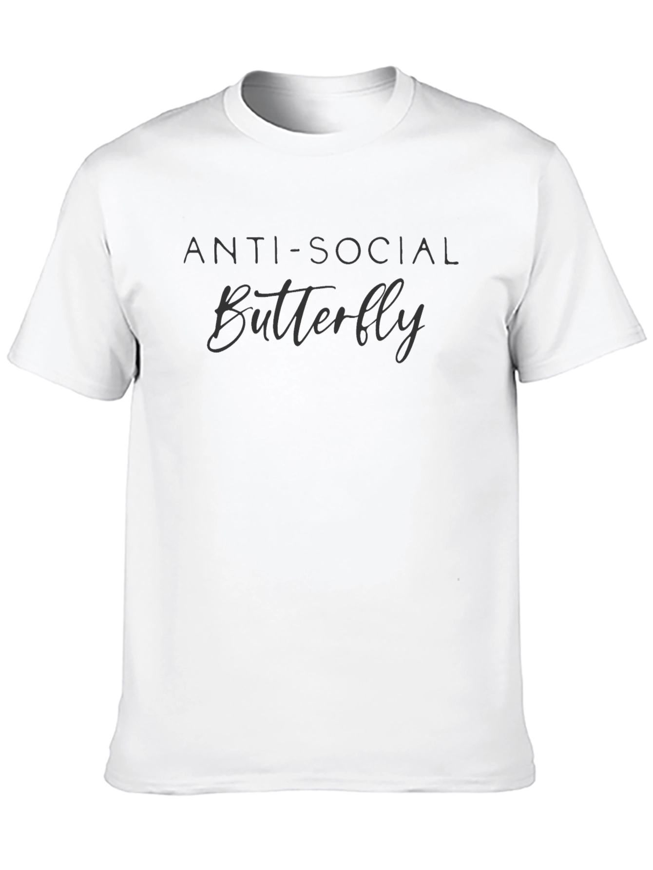 Camiseta Negra Anti-Social Butterfly