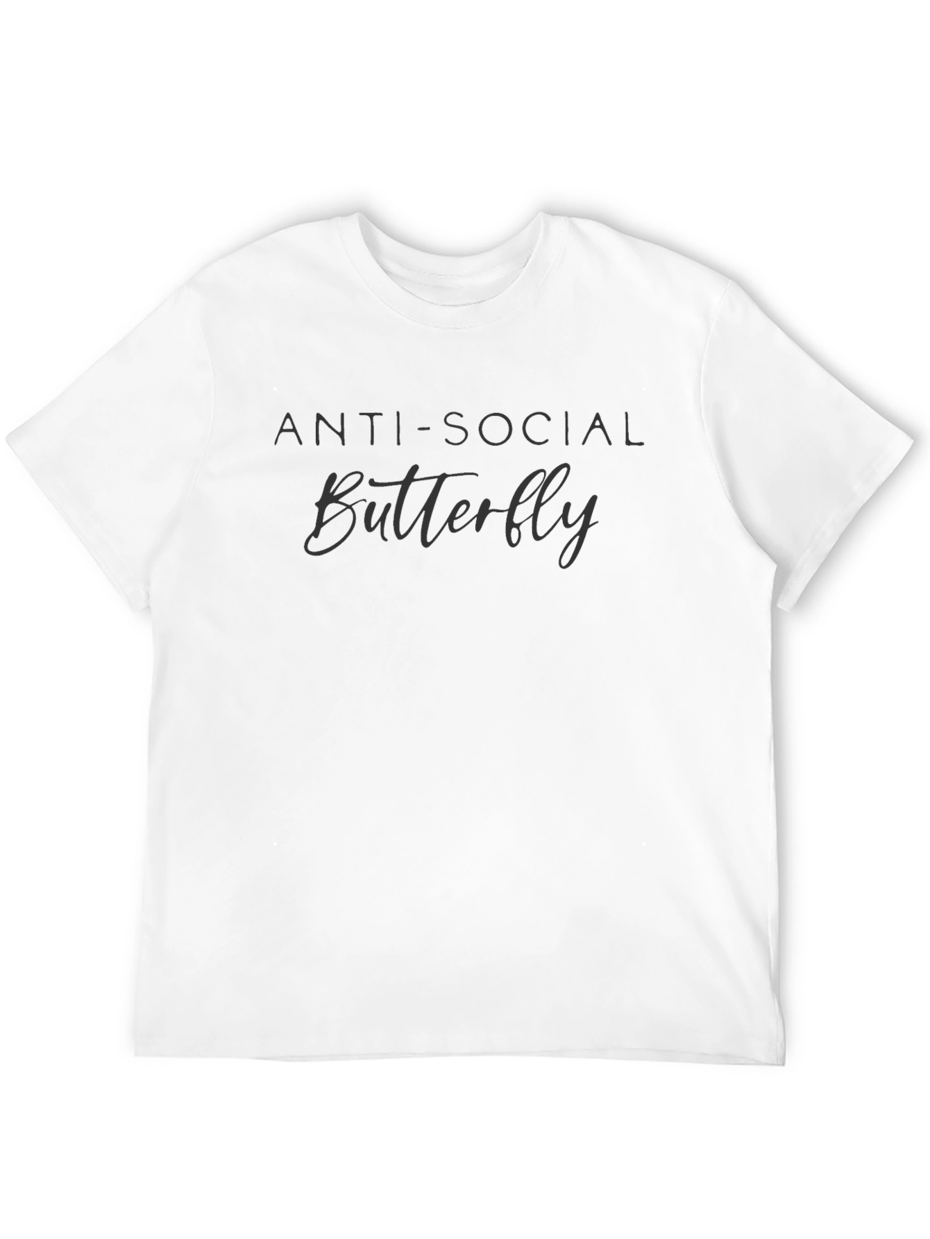 Camiseta Negra Anti-Social Butterfly
