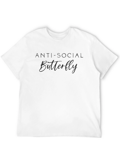 Camiseta Negra Anti-Social Butterfly