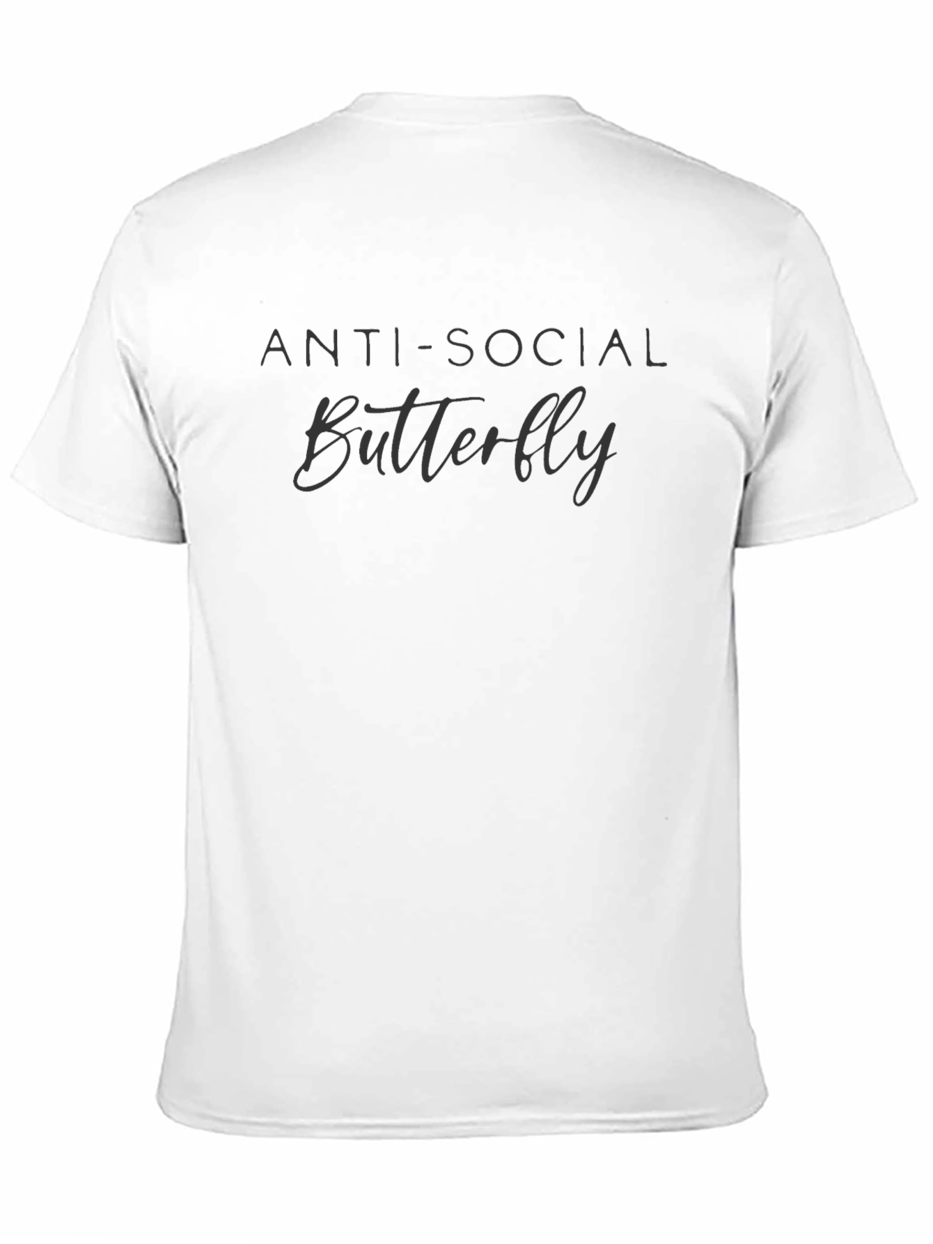 Camiseta Negra Anti-Social Butterfly
