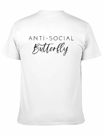 Camiseta Negra Anti-Social Butterfly