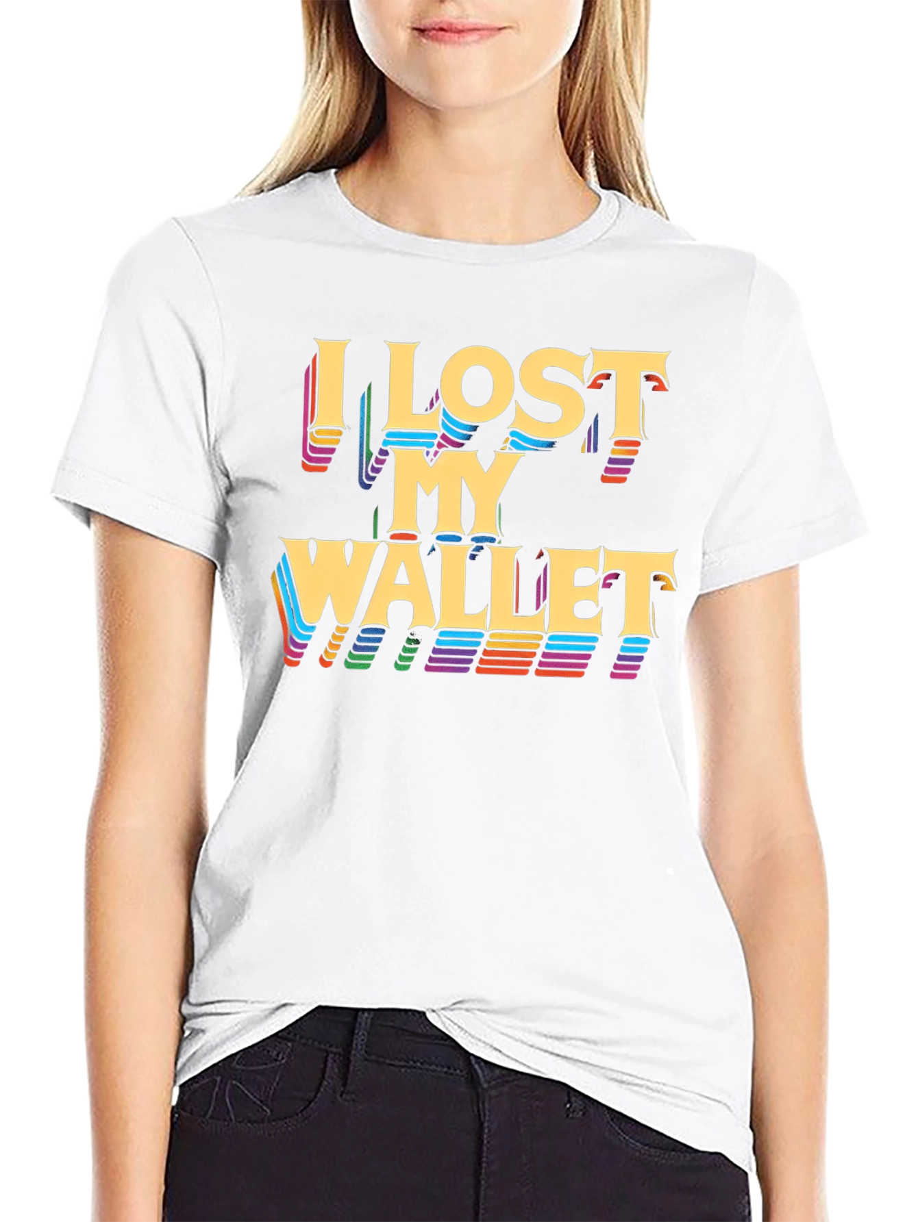 Camiseta Negra - Perdí Mi Billetera