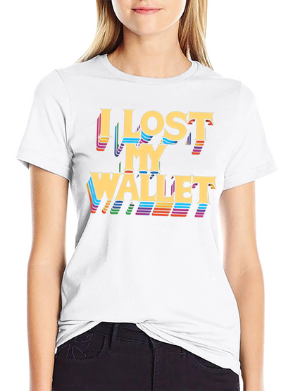 Camiseta Negra - Perdí Mi Billetera