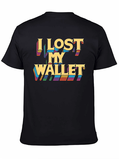 Camiseta Negra - Perdí Mi Billetera