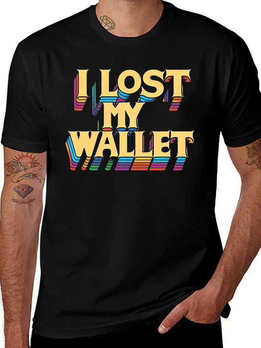 Camiseta Negra - Perdí Mi Billetera