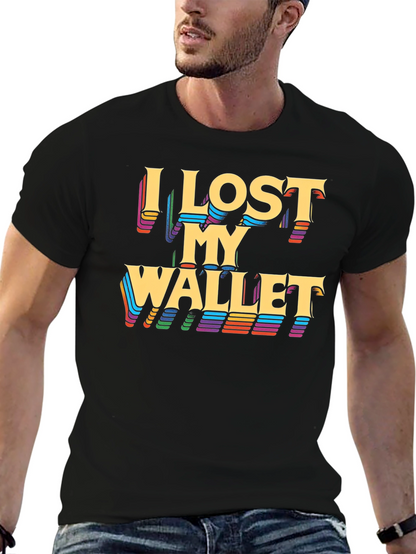 Camiseta Negra - Perdí Mi Billetera