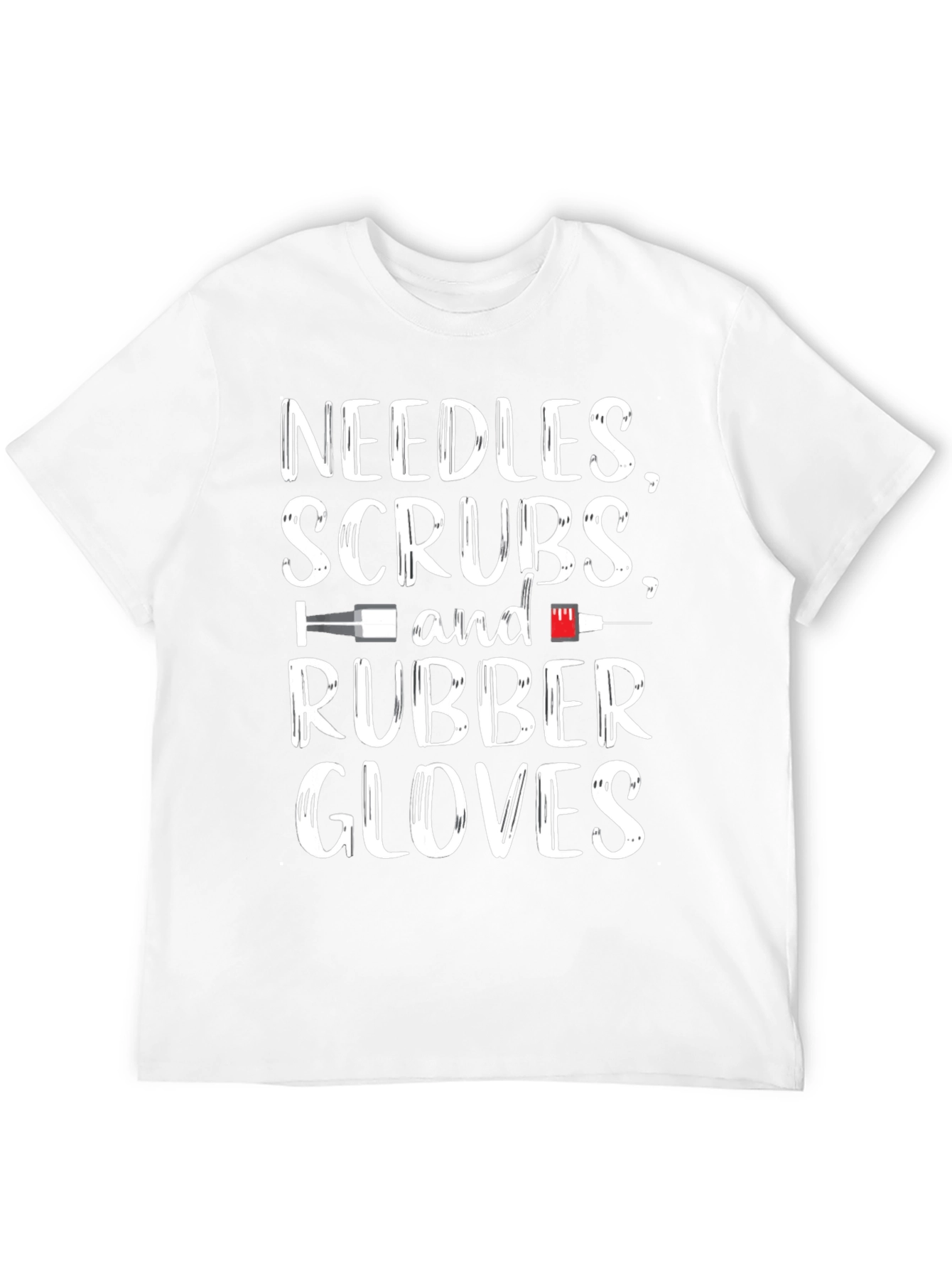 Camiseta Needles Scrubs Rubber Gloves