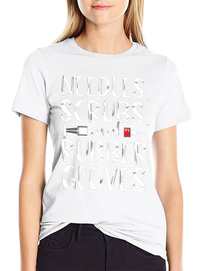 Camiseta Needles Scrubs Rubber Gloves